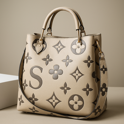 Vellica Floral Leather Handbag