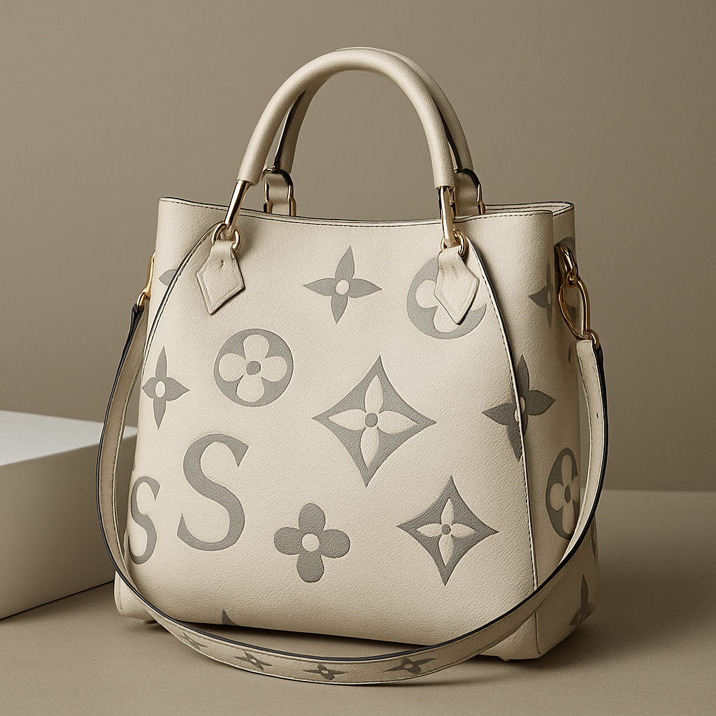 Vellica Floral Leather Handbag