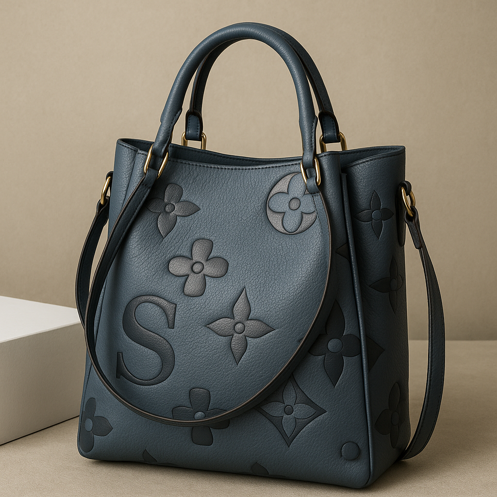 Vellica Floral Leather Handbag
